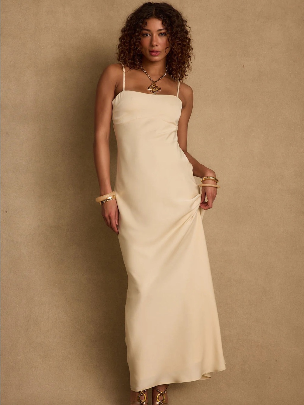 Canary Baby Yellow Maxi Dress
